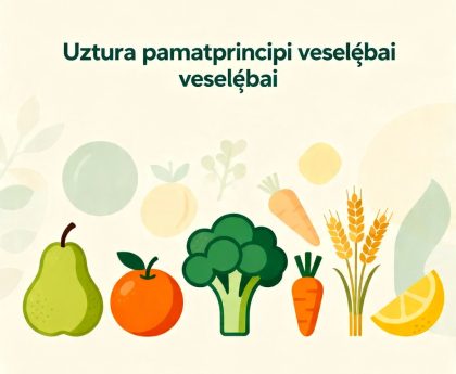 Uztura pamatprincipi veselībai